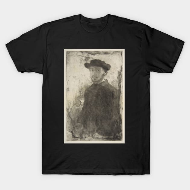 Edgar Degas: Self Portrait T-Shirt by EdgarDegas